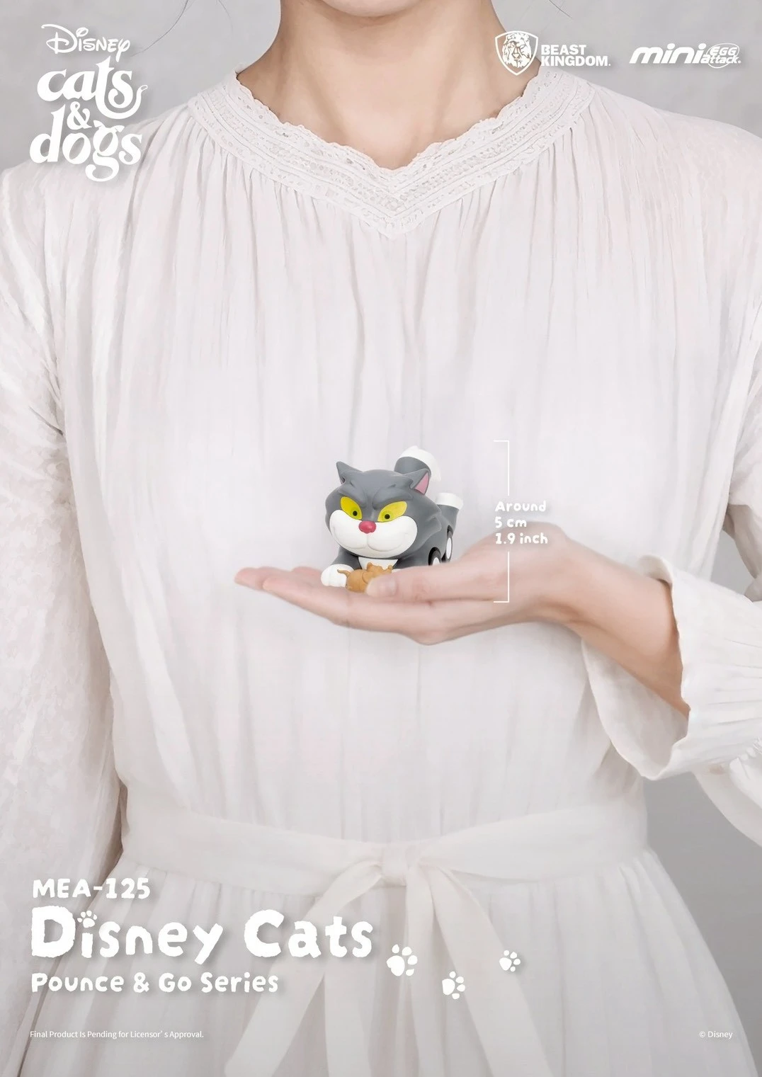 Beast Kingdom Disney Cats Pounce & Go Series 迪士尼貓咪滑行公仔