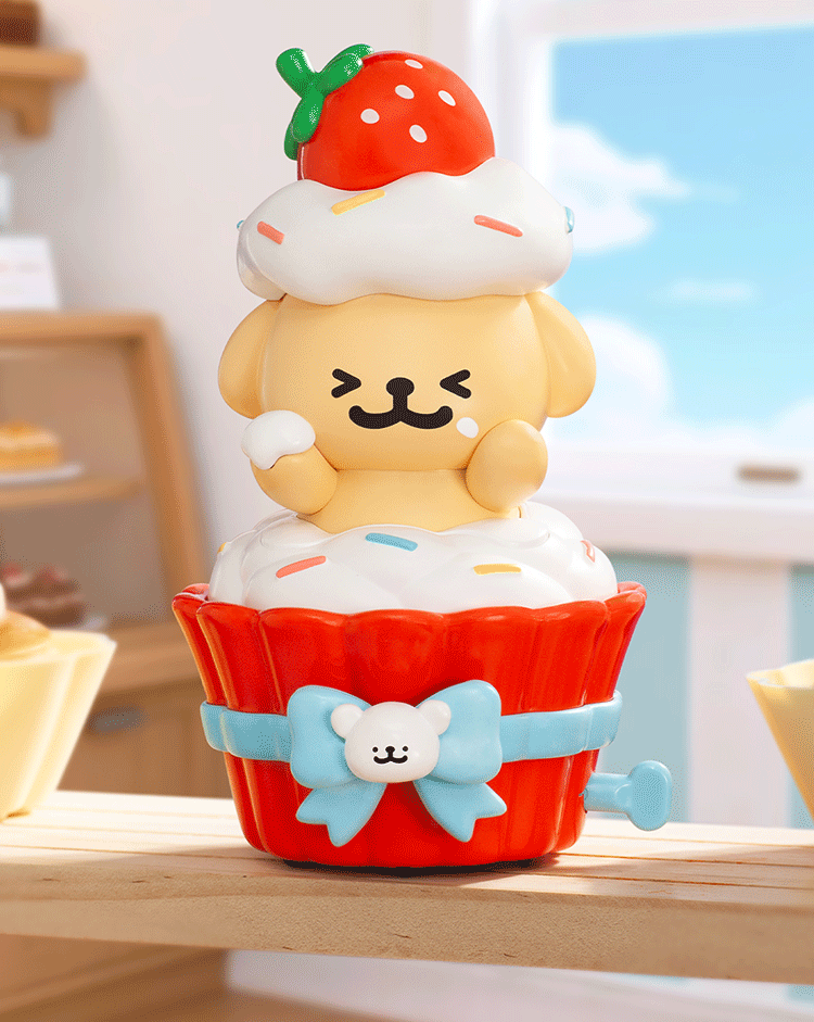 Maltese 線條小狗 烘焙日記 可動公仔 TOP TOY 盲盒