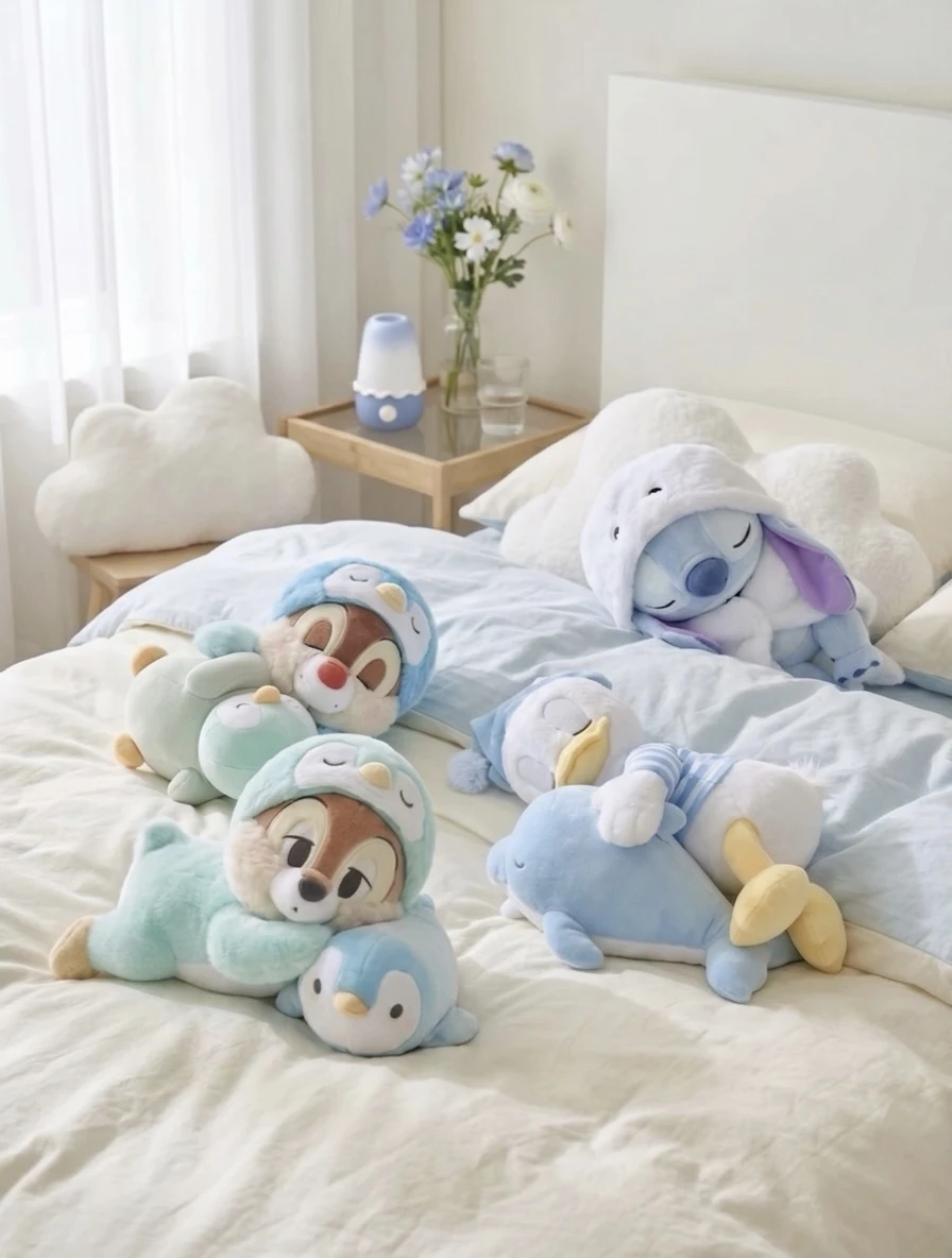 日本迪士尼PAJAMA STYLE睡衣海洋生物系列公仔掛件