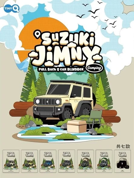 TinyQ Suzuki Jimny 露營回力車盲盒