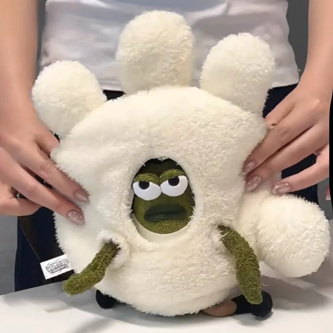 手套魚毛絨娃包 毛絨玩偶 包袋