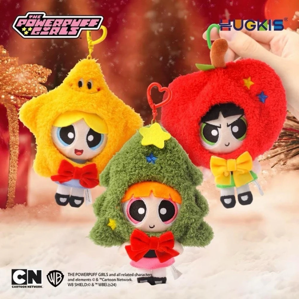 HUGKIS x 飛天小女警聖誕系列公仔掛件