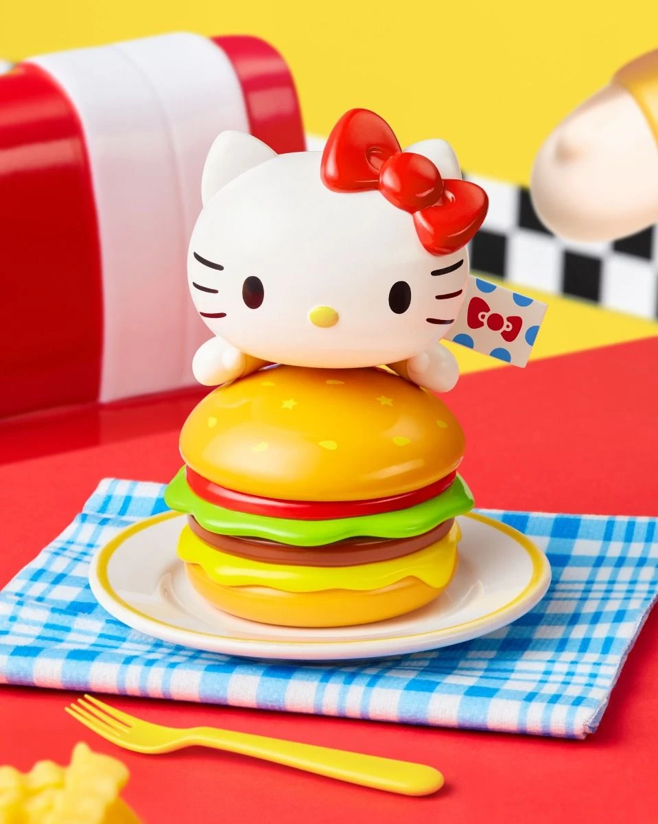 三麗鷗 Hello Kitty復古餐廳系列手辦盲盒