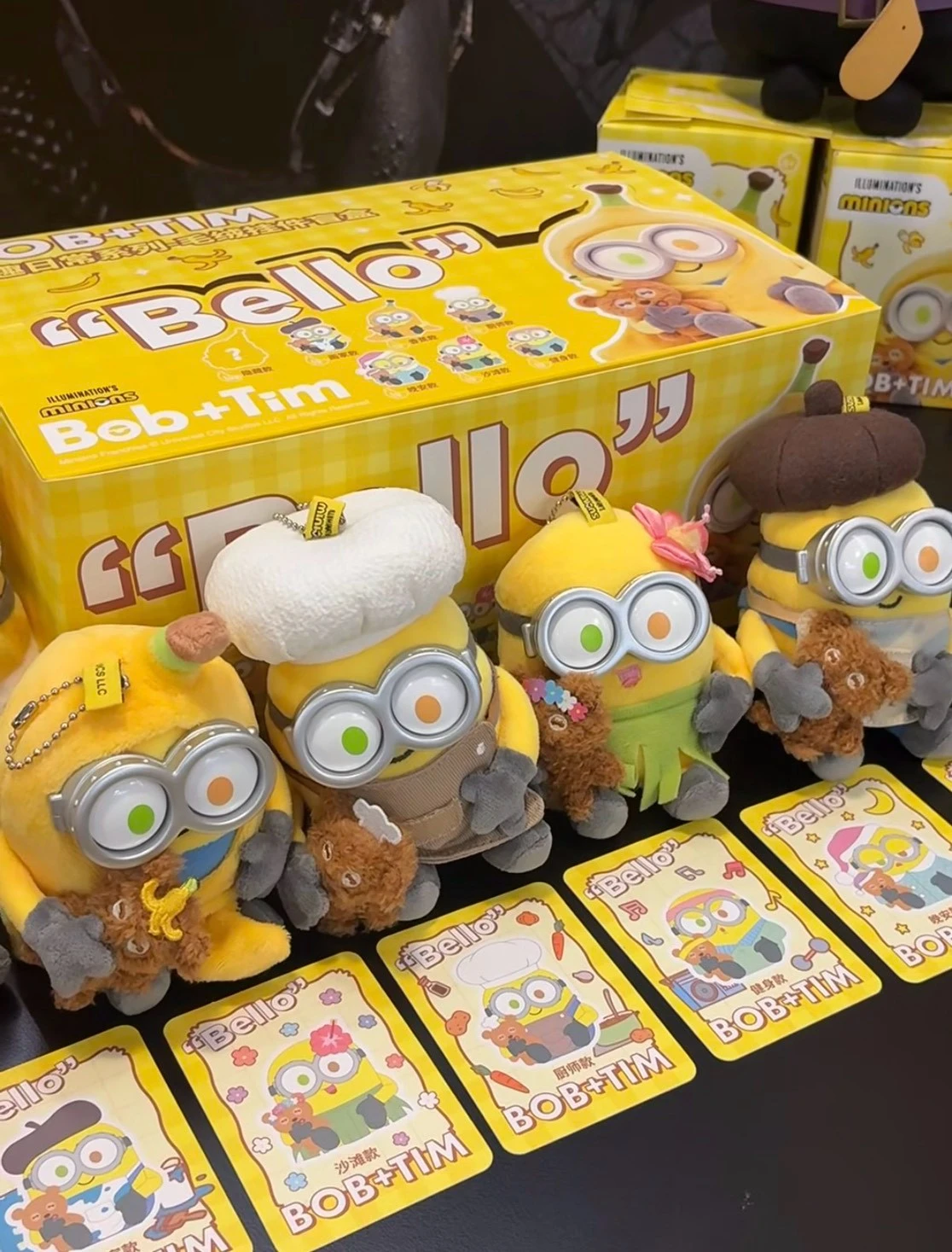 小小兵 Bob + Tim 萌趣日常毛絨掛件盲盒
