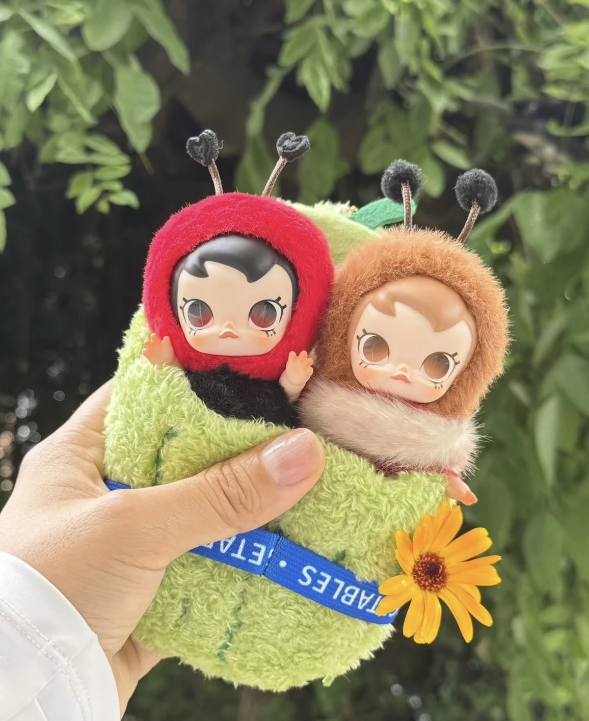 Baby Molly 蟲蟲漫遊系列 搪膠毛絨掛件盲盒