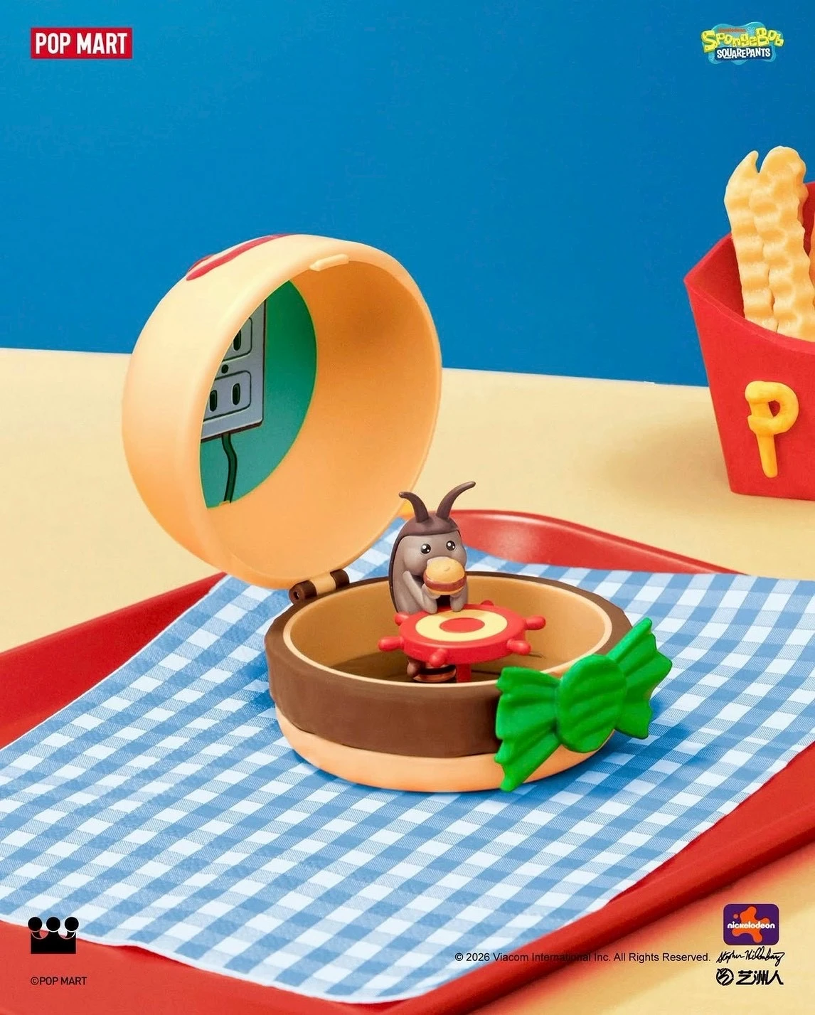 海綿寶寶 POPMART 蟹黃堡美味熱銷系列盲盒