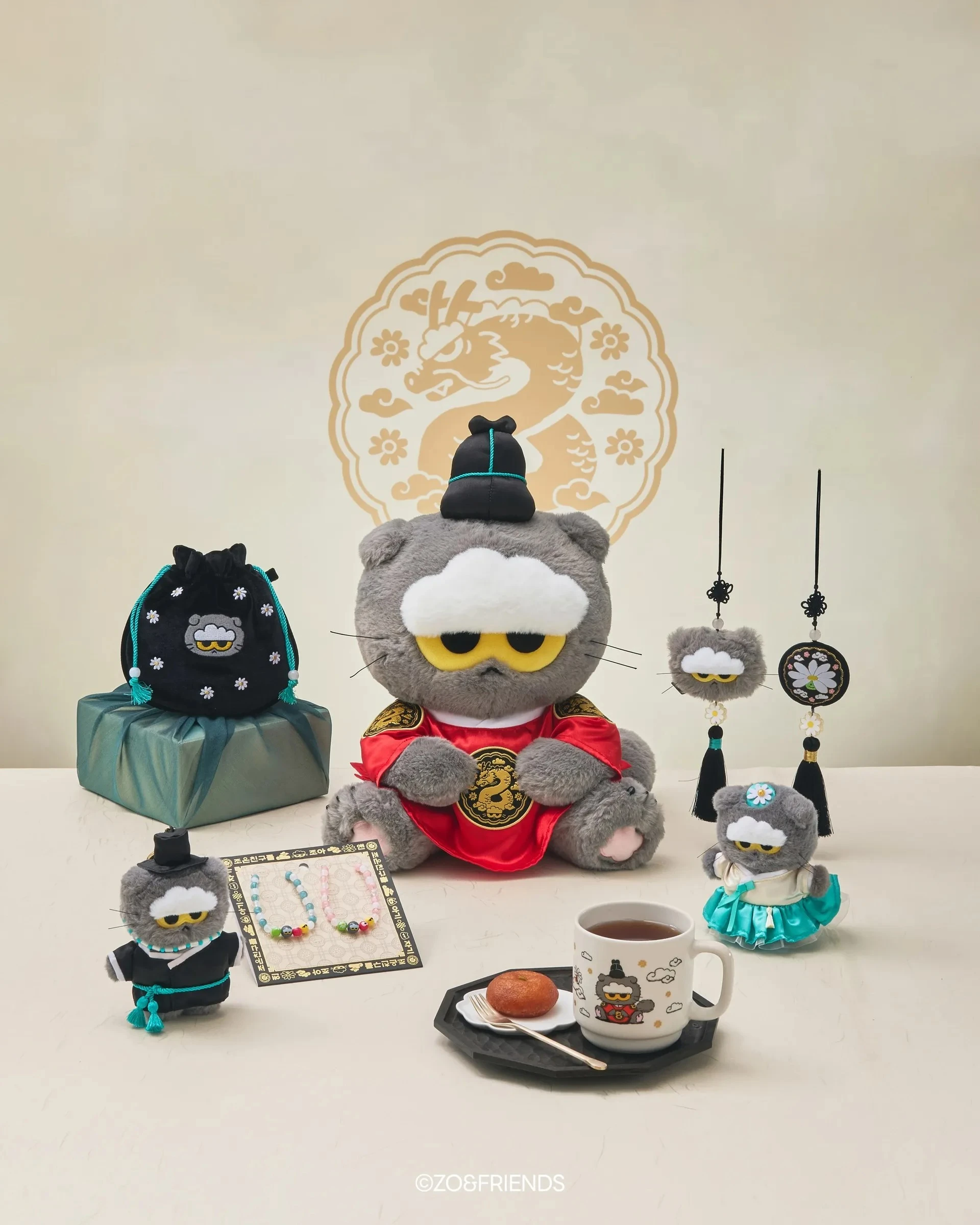 ZO&FRIENDS K-EDITION 韓服系列 GD愛貓 ZOA G-Dragon 權志龍