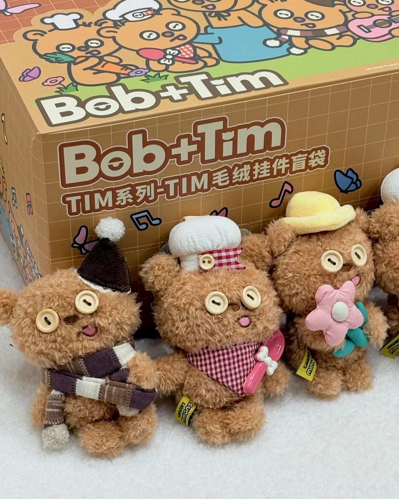 小小兵 Bob+Tim TIM系列毛絨掛件盲袋