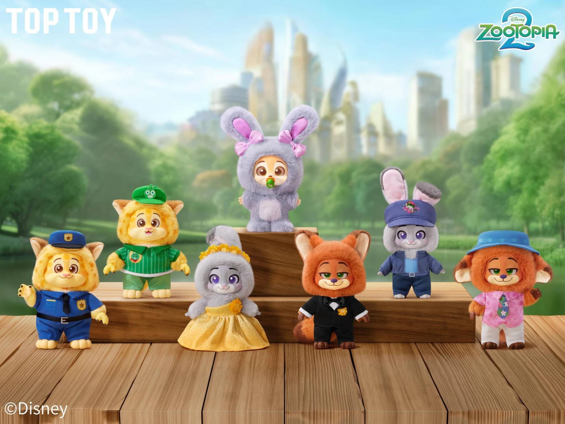 D​​isney Zootopia 2（動物方城市2）× TOP TOY —「動物方城市彈彈絨」Bounce-Plush 毛絨盲盒