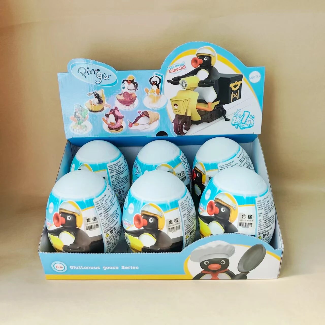 PINGU 企鵝家族 貪吃的小鵝 公仔 盲盒