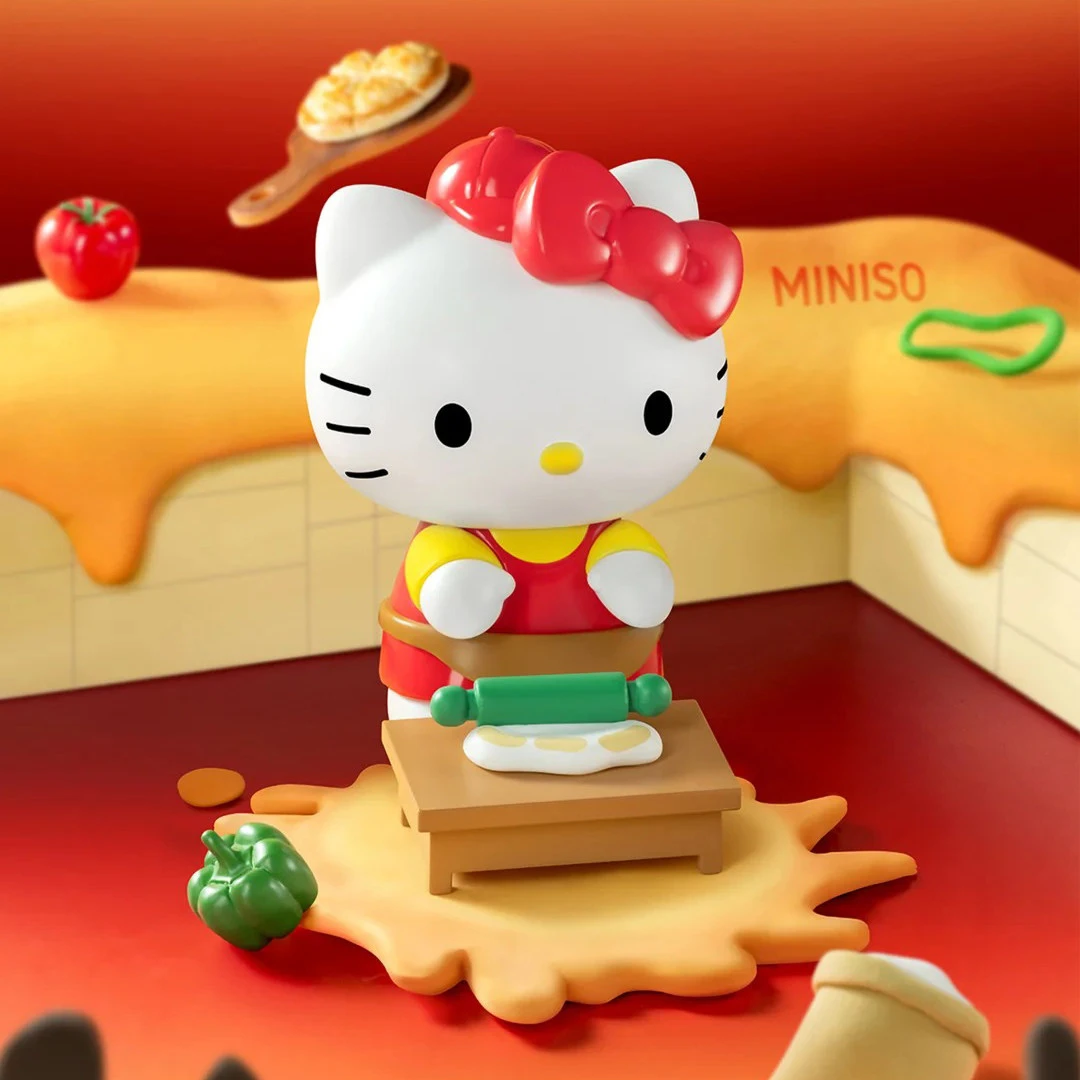 三麗鷗 Hello Kitty × MINISO —「Pizza Shop Diary 披薩日記系列」手辦盲盒