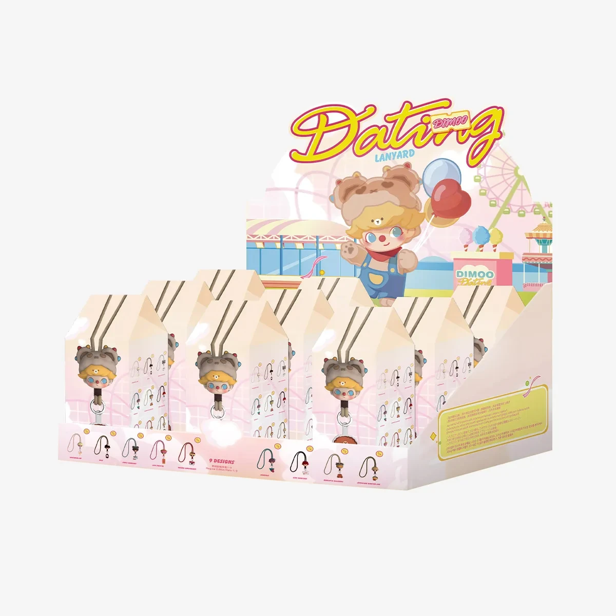 POPMART泡泡瑪特 DIMOO約會日系列手機掛繩盲盒周邊