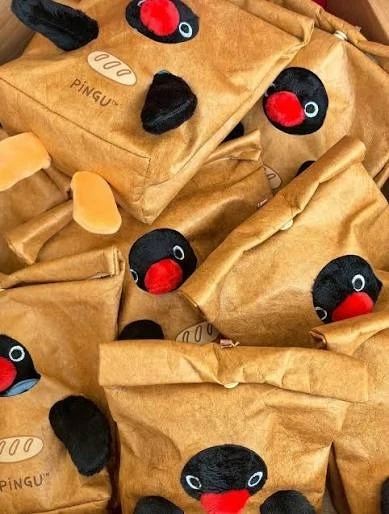｜Pingu烘培系列紙袋毛絨掛件｜