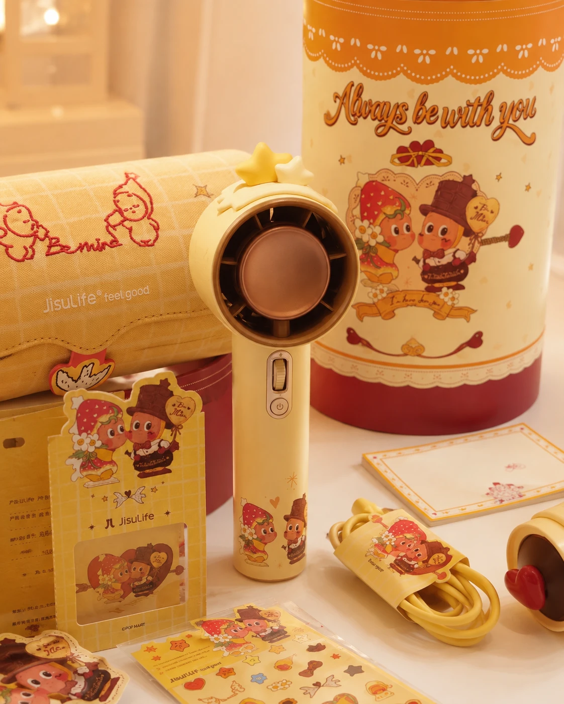 JISULIFE 幾素 × POP MART Twinkle 星星人限量聯名高速手持風扇禮盒