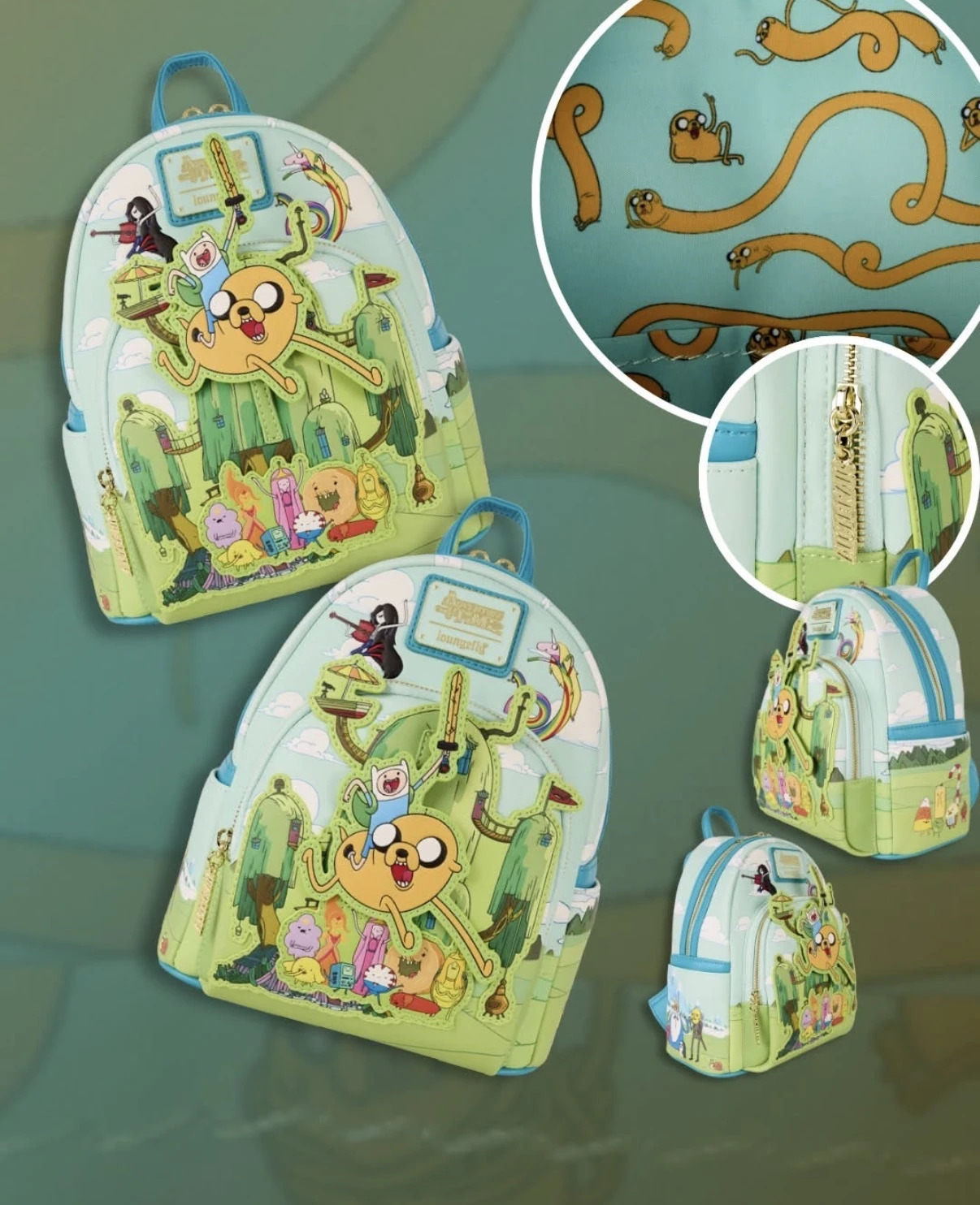 Loungefly × 探險活寶 Adventure Time 正版授權系列｜角色包款與短夾