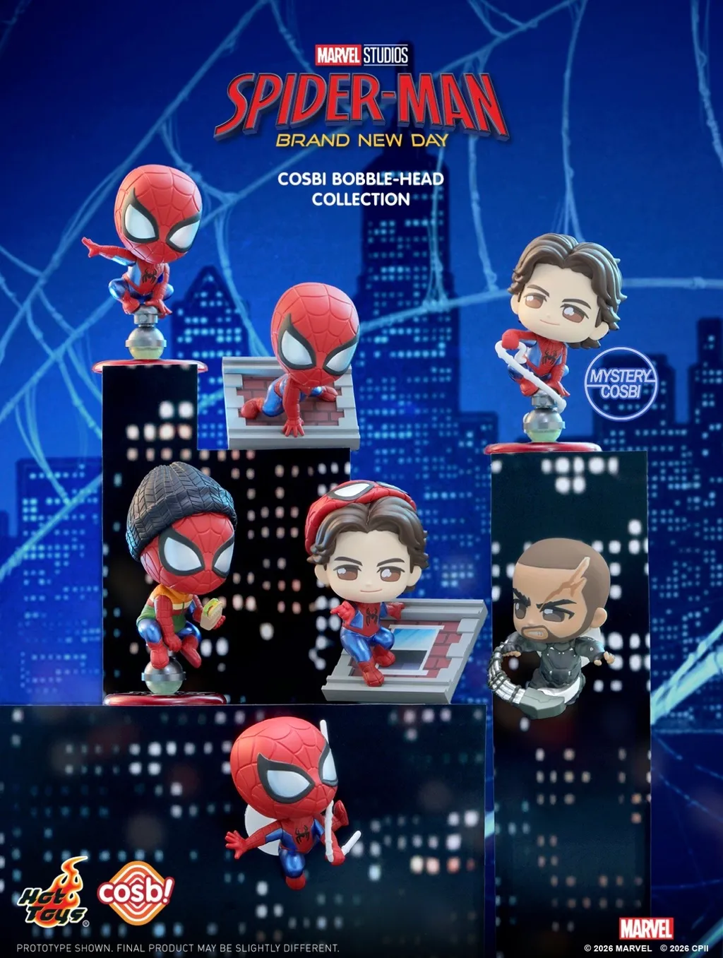 HOT TOYS 蜘蛛人 重生日 公仔盲盒