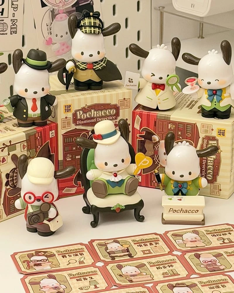 三麗鷗 Pochacco × TOP TOY —帕恰狗「鑽石偵探系列」手辦盲盒