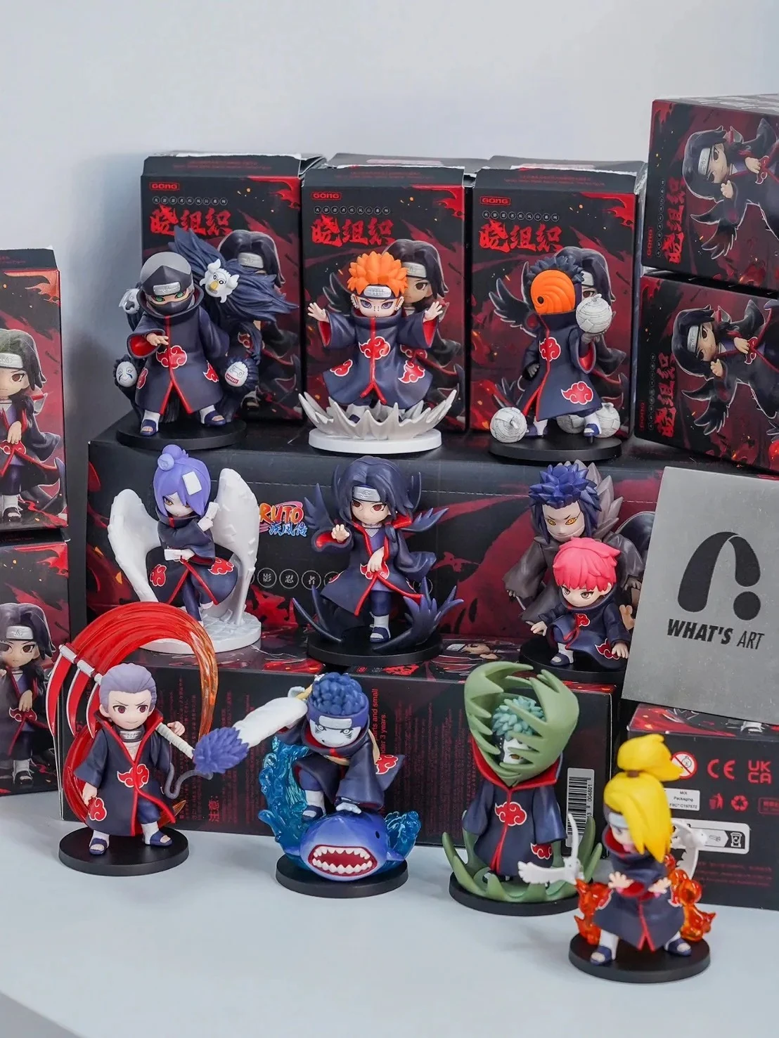 NARUTO 火影忍者疾風傳 × GONG × POP MART —「曉組織」曉之戰主題手辦