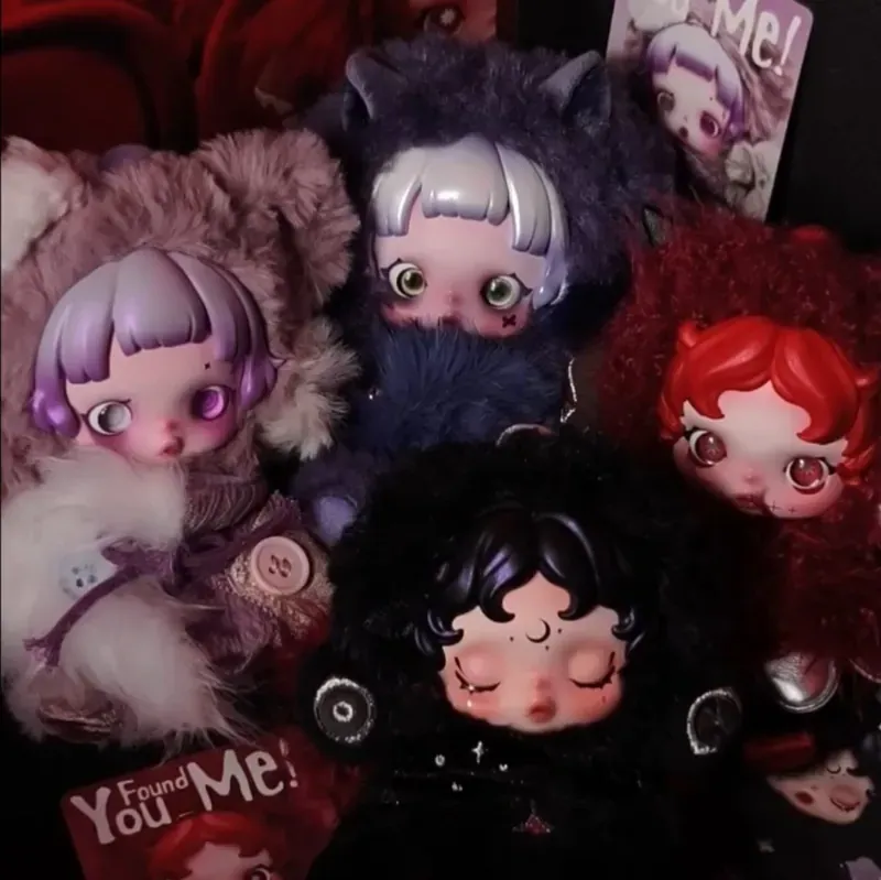 POPMART泡泡瑪特 SKULLPANDA不眠劇場系列毛絨公仔掛件盲盒禮物