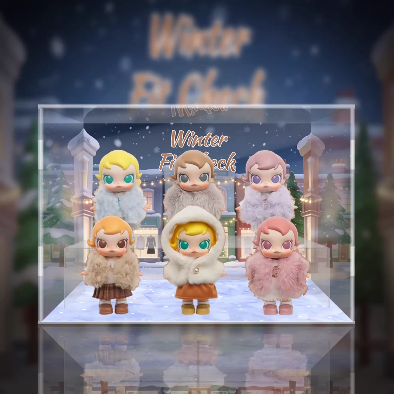 POPMART泡泡瑪特 Baby Molly積極入冬指南系列毛絨公仔掛件盲盒禮物