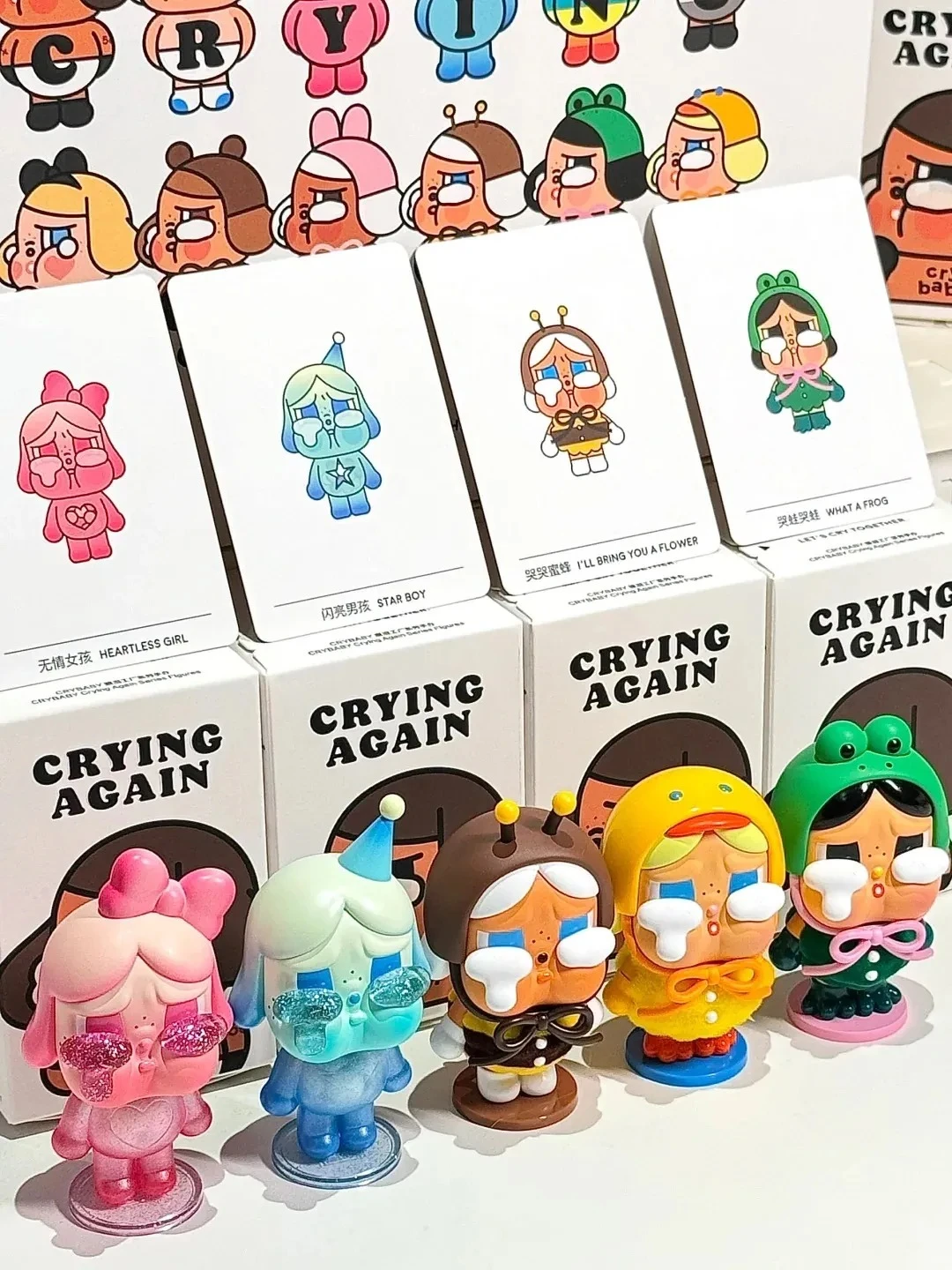 POPMART泡泡瑪特 CRYBABY 哭娃眼淚工廠系列手辦盲盒擺件潮流公仔禮物