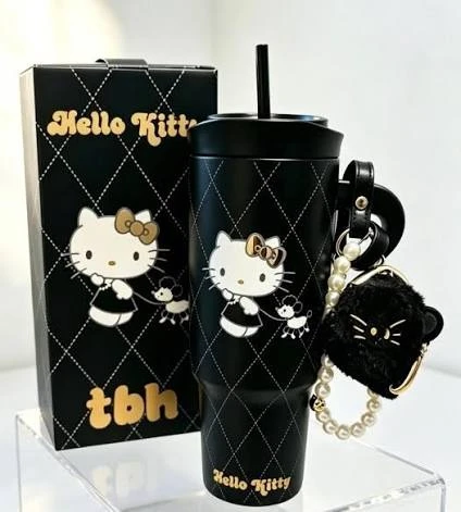 三麗鷗 HELLO KITTY x TBH 豹紋系列 不鏽鋼保溫杯