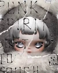 泡泡瑪特 · θ SKULLPANDA熊叛叛毛絨公仔