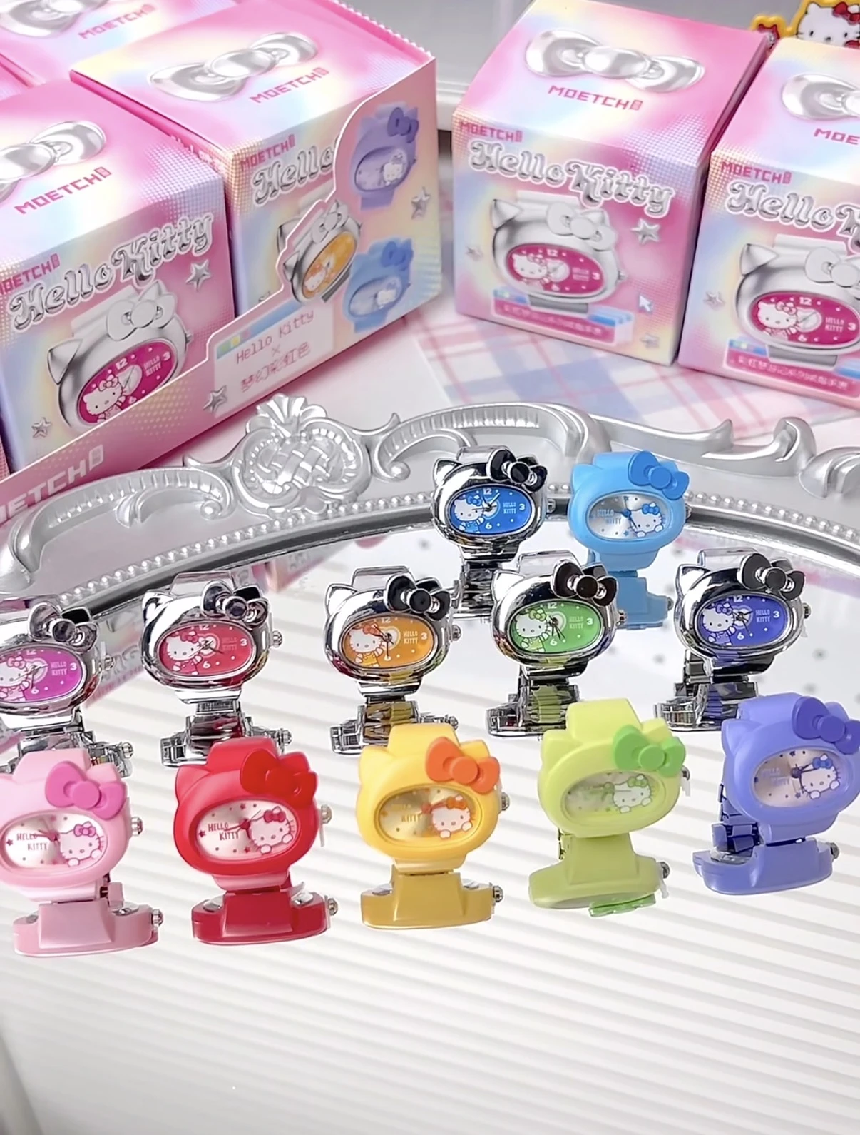 Sanrio Hello Kitty 彩虹夢遊記戒指手錶