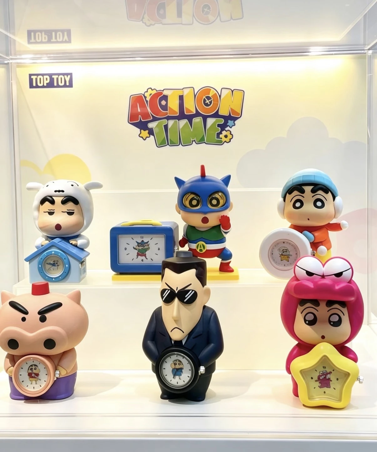 TOP TOY 蠟筆小新 動感時間系列時鐘盲盒