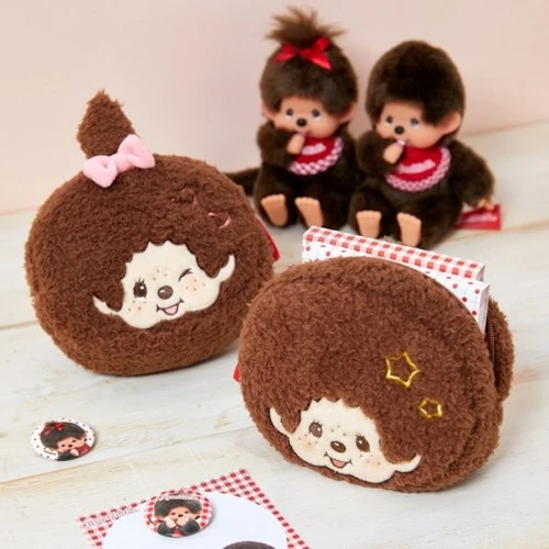 韓國 MONCHHICHI 蒙奇奇 經典圓形收納包 2款任選