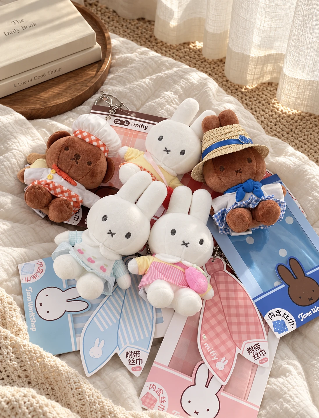 Miffy 米菲果醬工坊毛絨掛件