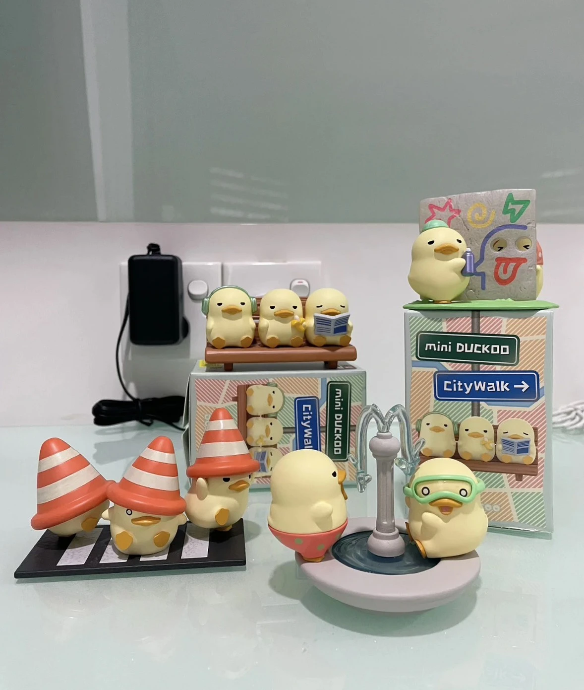POPMART泡泡瑪特mini DUCKOO Citywalk系列盲盒