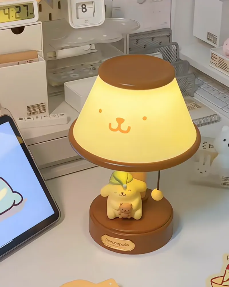正版授權 SANRIO 布丁狗好夢互動檯燈｜三段亮度・Type-C充電