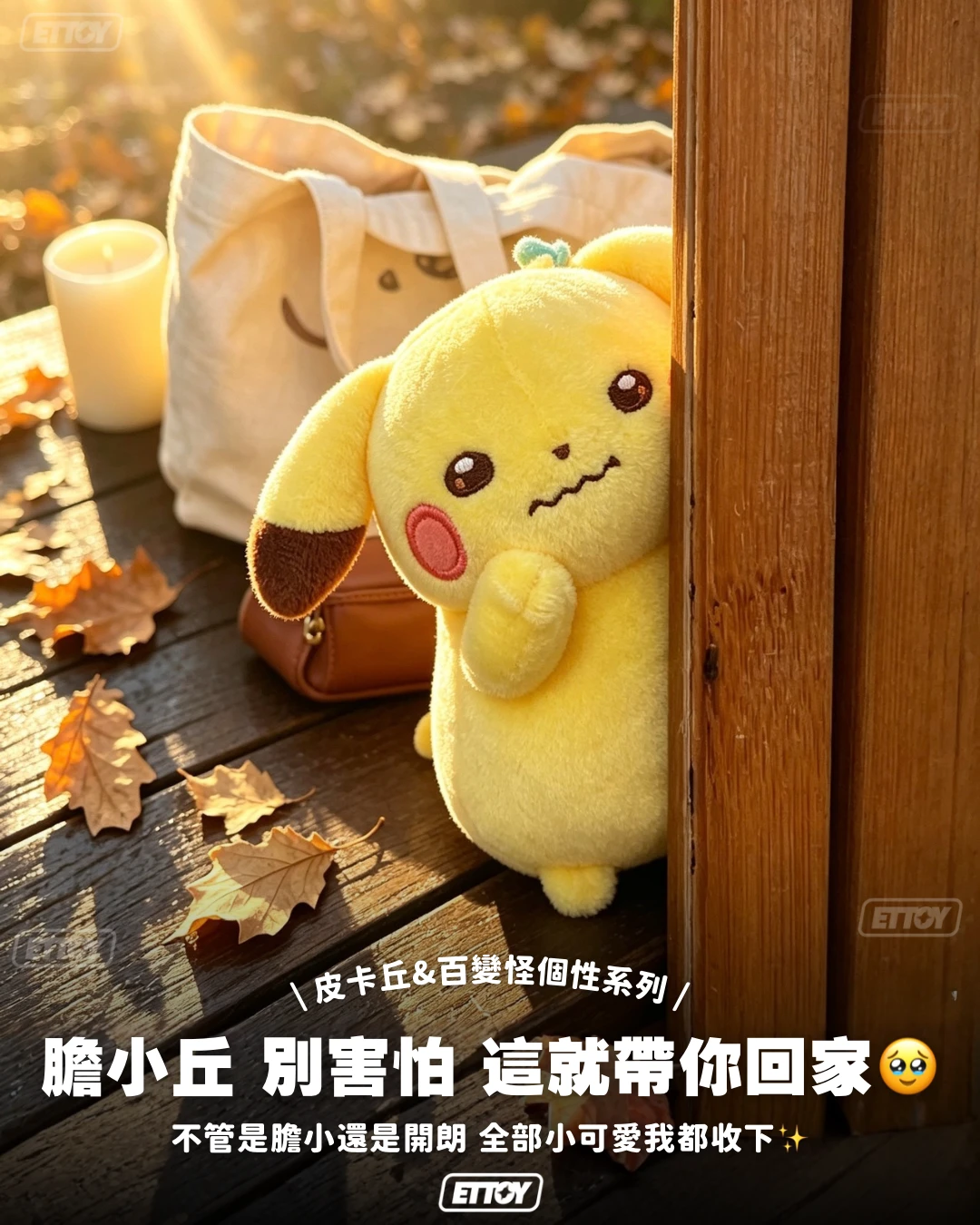 寶可夢 十寶可夢十色毛絨掛飾