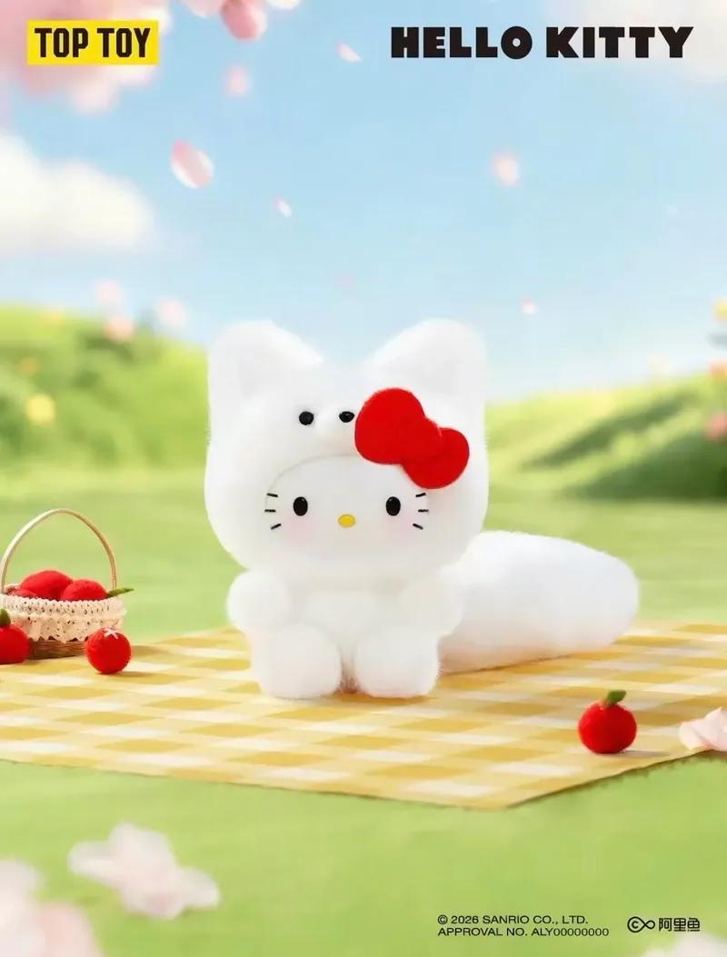 Hello Kitty × TOP TOY 治癒森林毛絨掛件盲盒｜三麗鷗吊飾