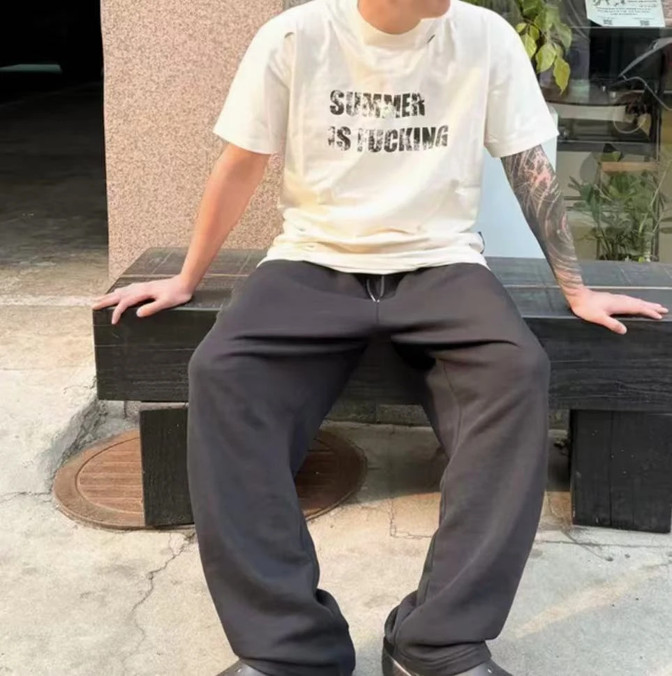 [預購] 韓國DEFGARMENTS剪破棉質寬版短袖T恤 M/L號 pig summer 代購