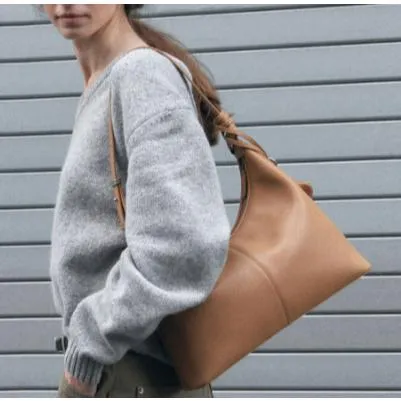 [預購] 韓國DEMERIEL牛皮麂皮單肩背包 附隨身包 veneta medium hobo 多色 代購