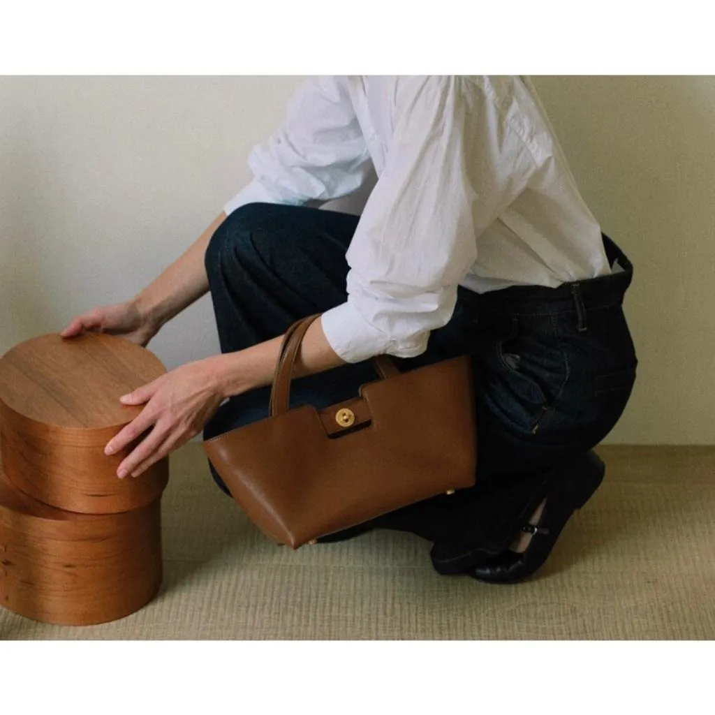 [預購] 韓國MONDE MONDE牛皮手提包 黑/咖/棕/白 中/小號 time tote 代購