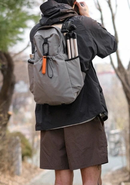 [預購] 韓國MMOGARDEN可收納式防潑水輕便後背包 口哨 CORDURA slub 代購