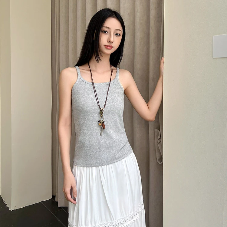 冰感無痕Bra Top細肩背心｜零束縛高彈力夏日必備