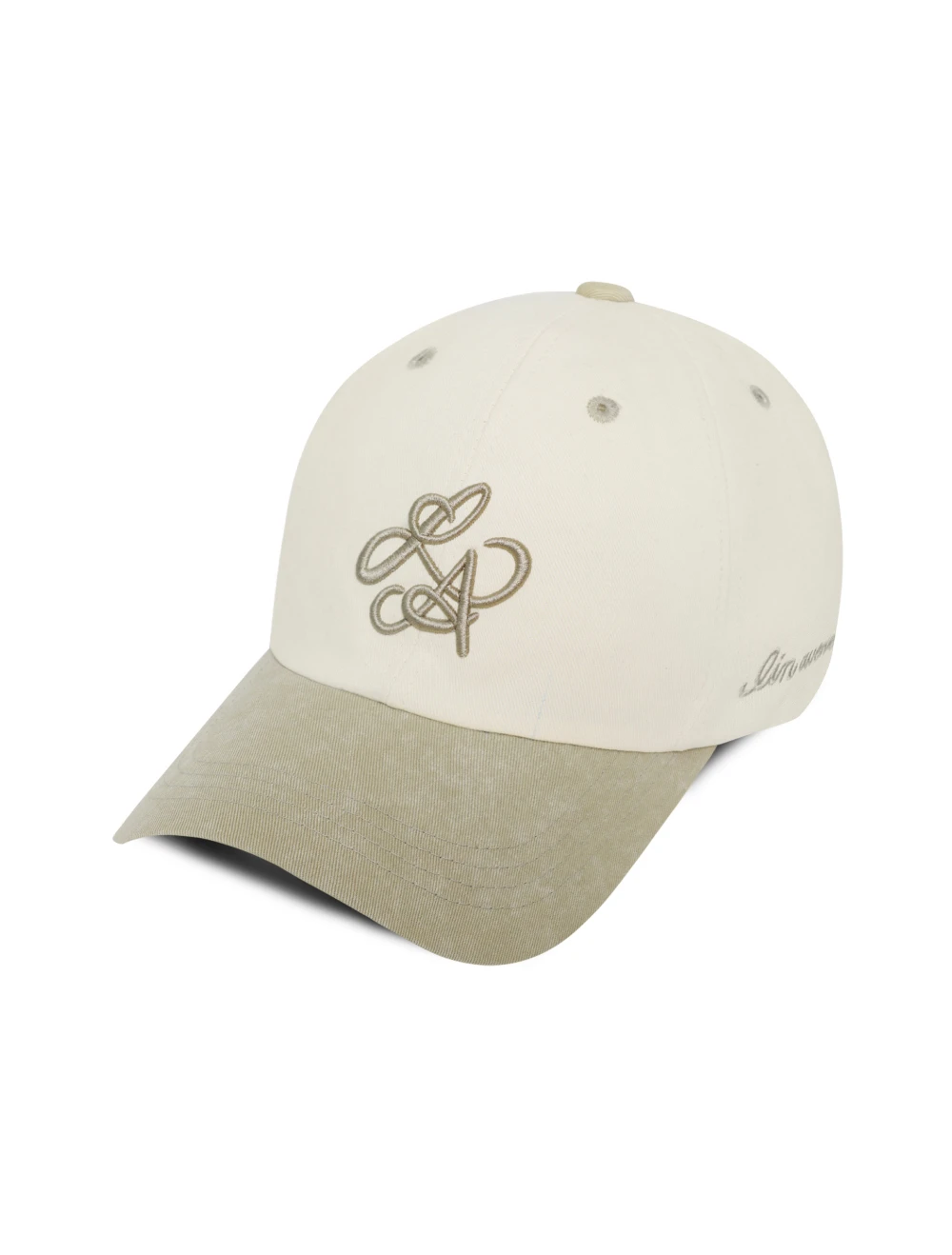 Linavenue LA 系列 撞色拼接棒球帽 Beige&Cream