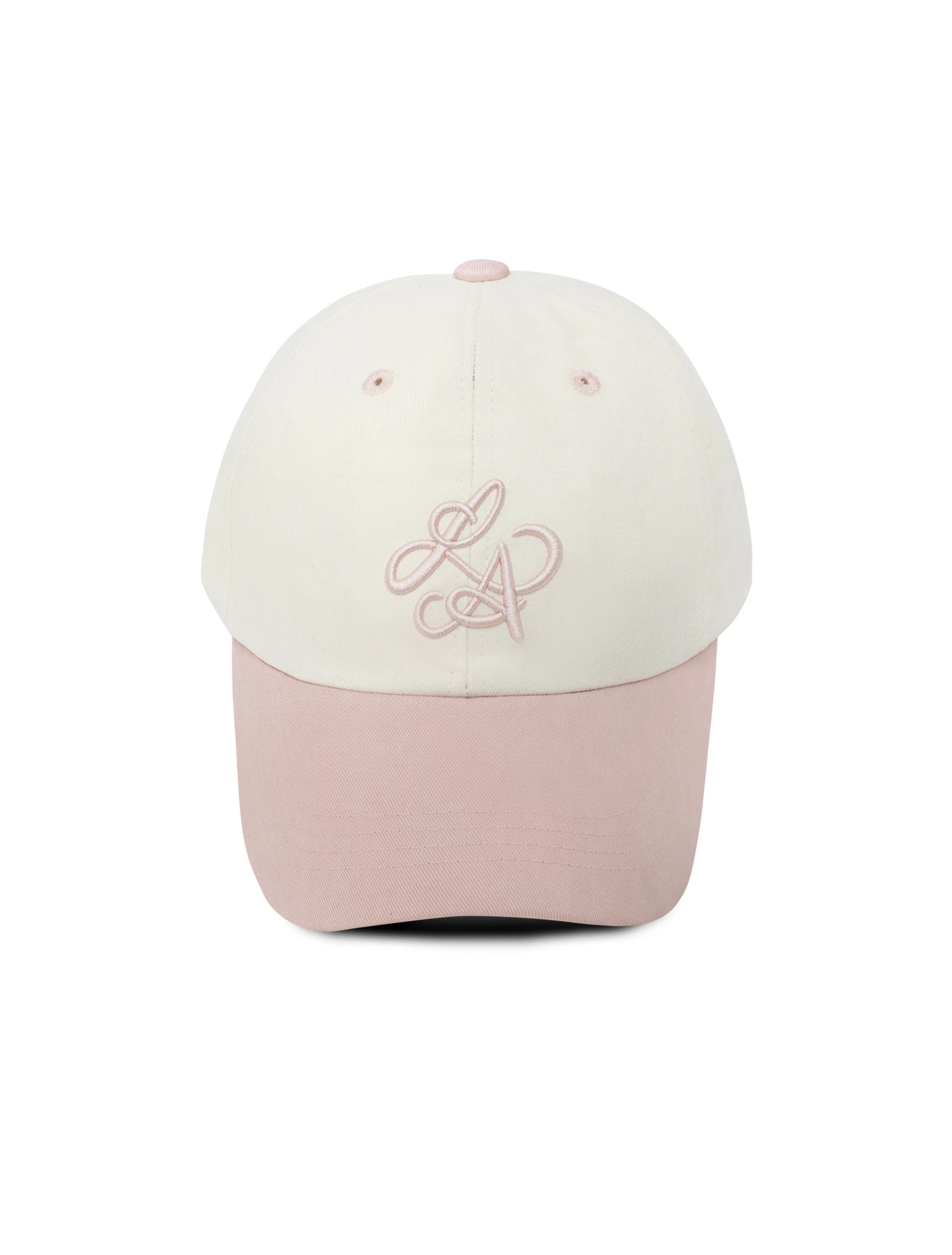 Linavenue LA 系列 撞色拼接棒球帽 Pink&Cream