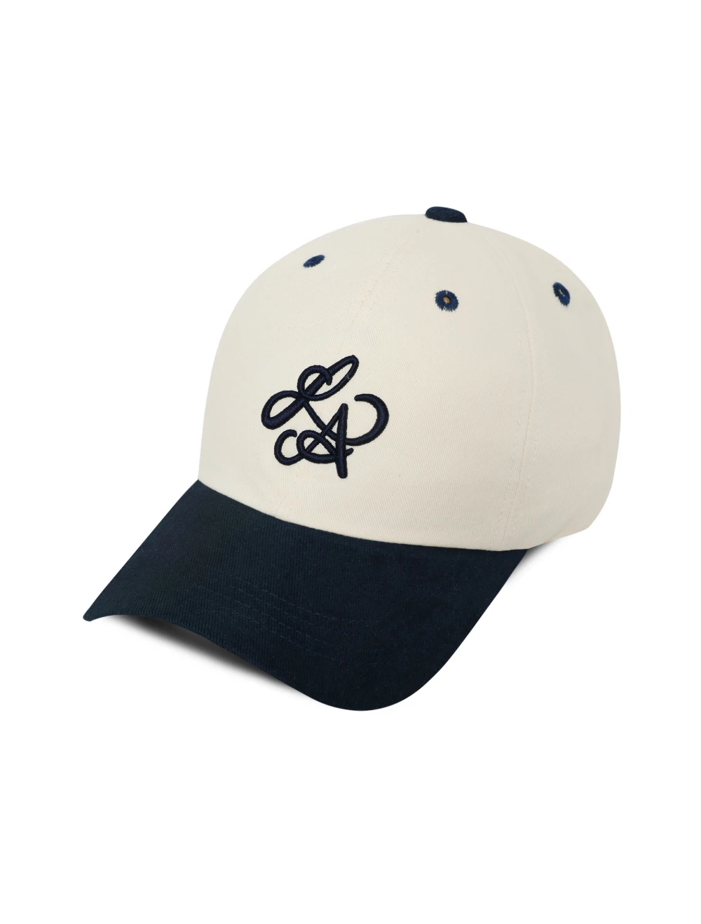 Linavenue LA 系列 撞色拼接棒球帽 Navy&Cream