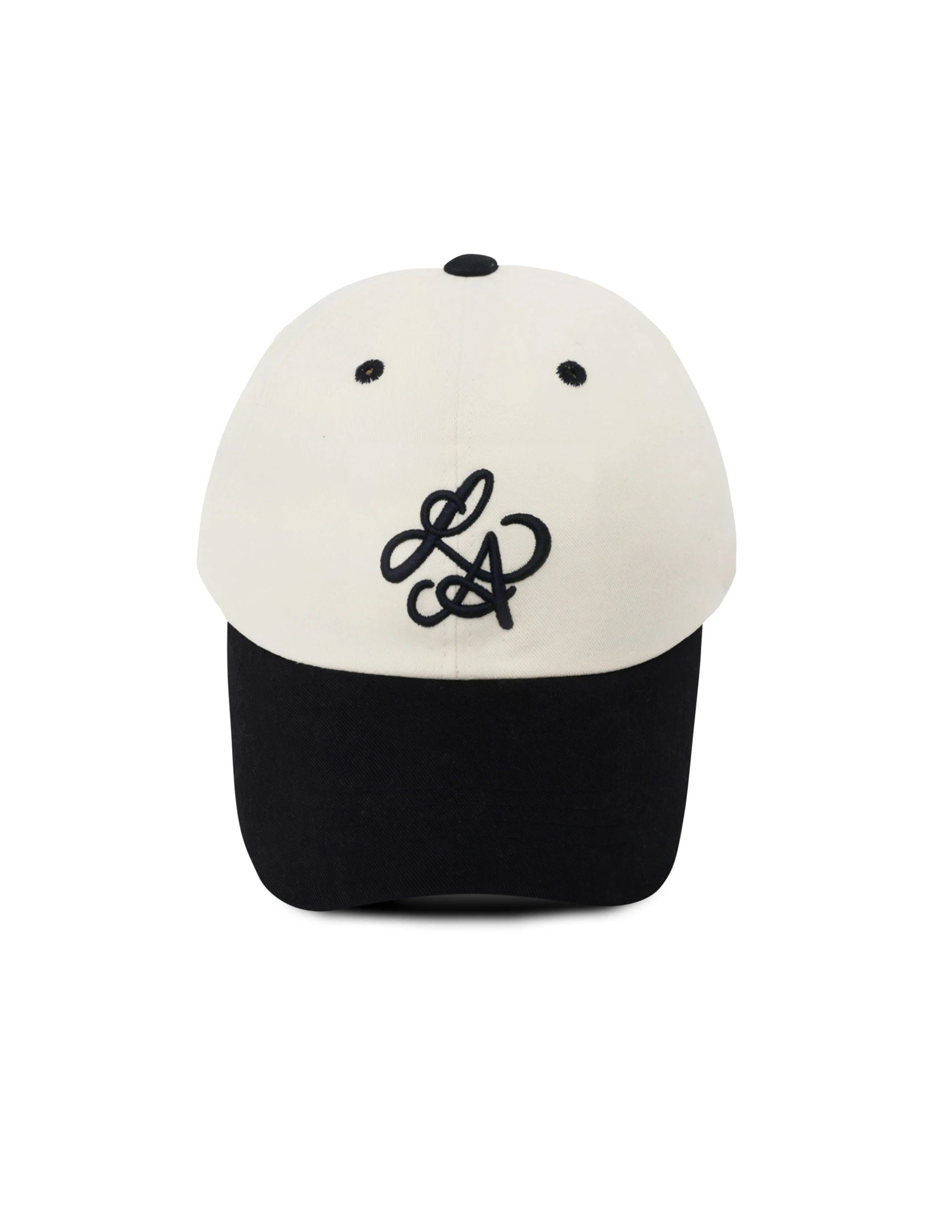 Linavenue LA 系列 撞色拼接棒球帽 Black&Cream