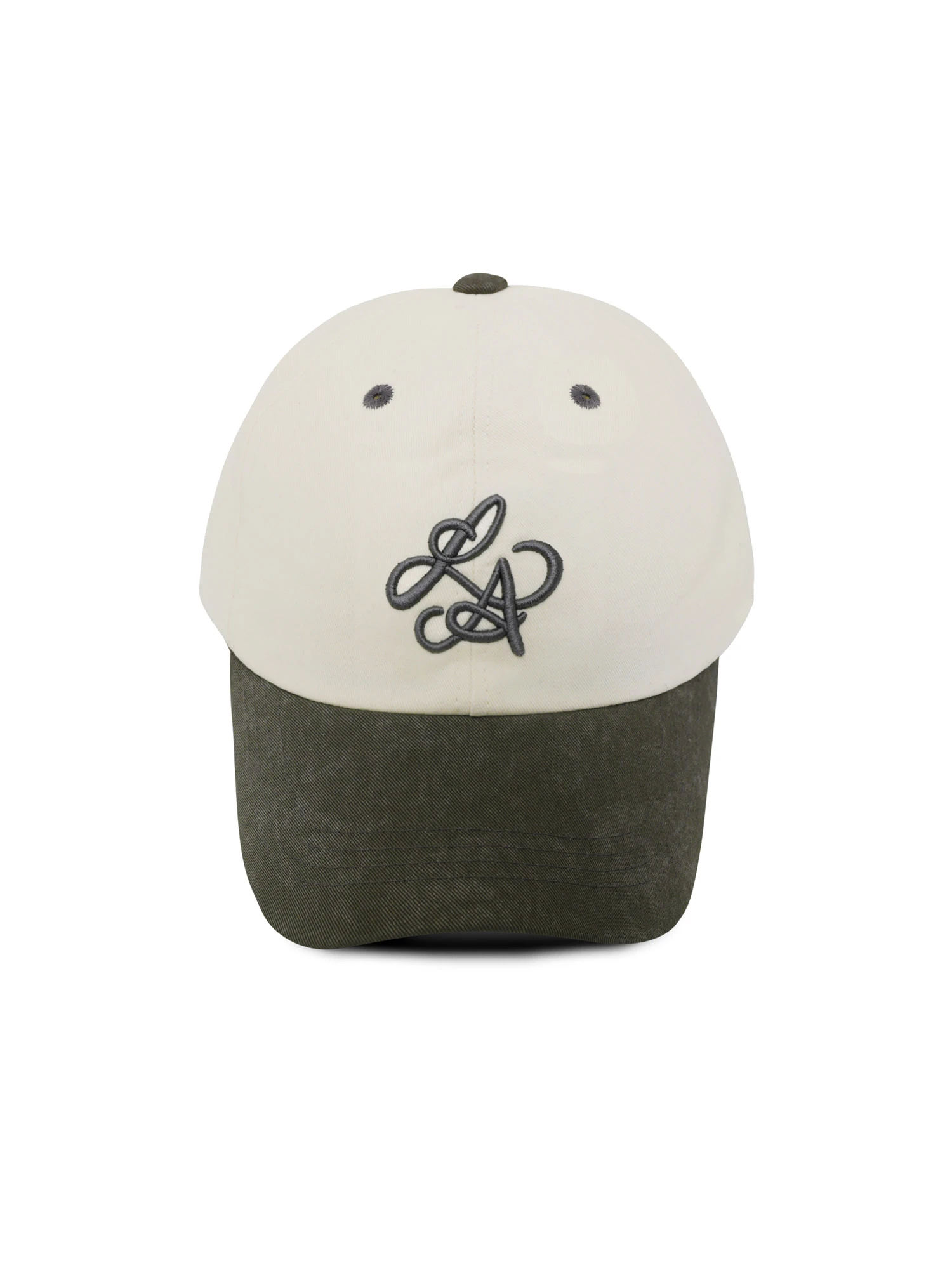 Linavenue LA 系列 撞色拼接棒球帽 Khaki&Cream