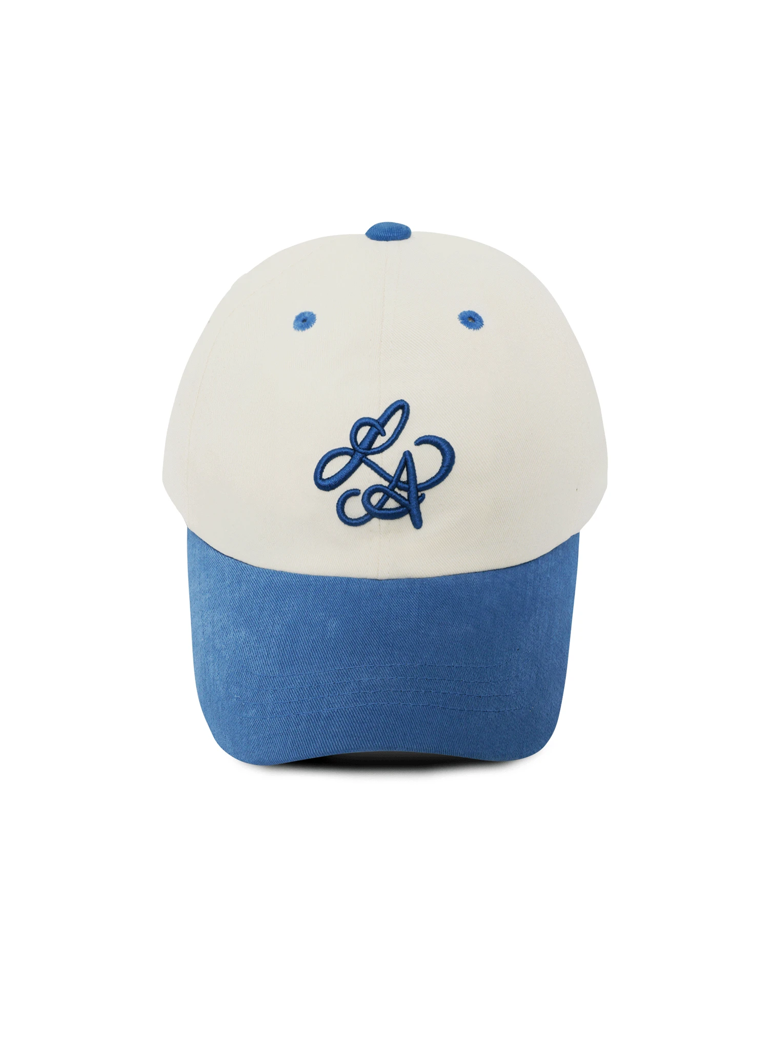 Linavenue LA 系列 撞色拼接棒球帽 Blue&Cream