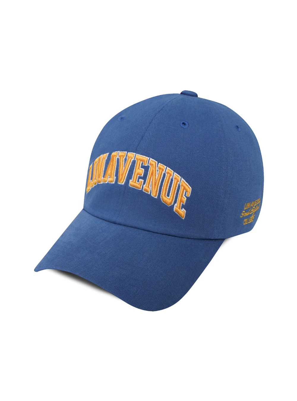 LINAVENUE 大學聯名系列 弧形LOGO棉質棒球帽 California Blue