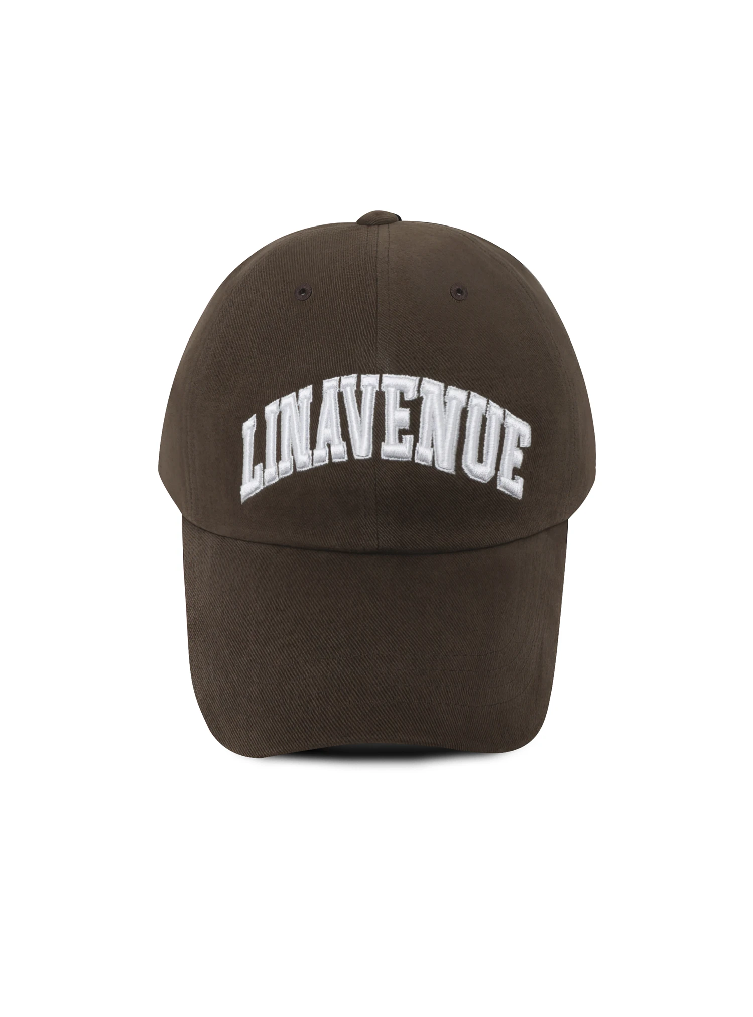 LINAVENUE 大學聯名系列 弧形LOGO棉質棒球帽 Heritage Brown