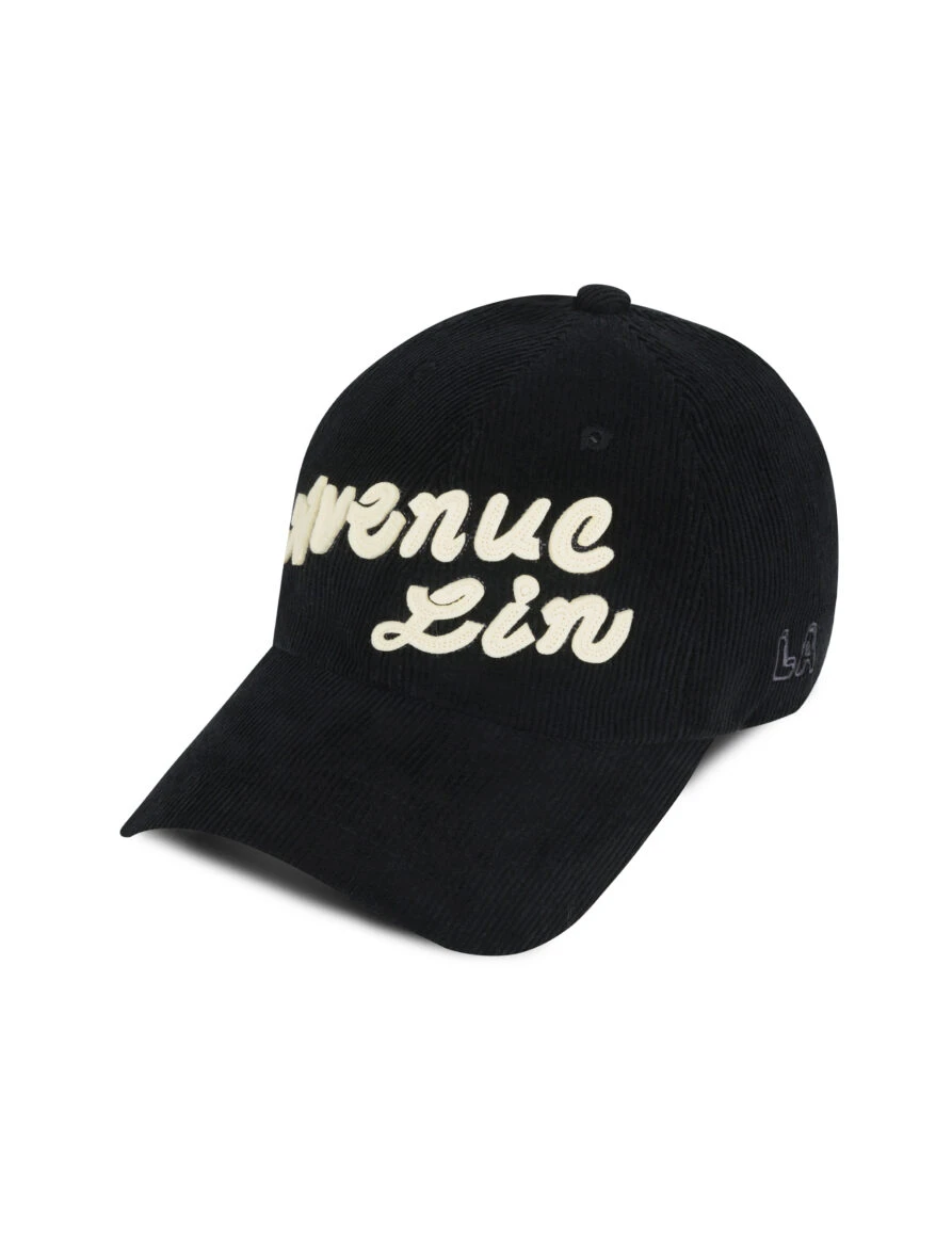 LINAVENUE Avenue系列 燈芯絨棒球帽 Black