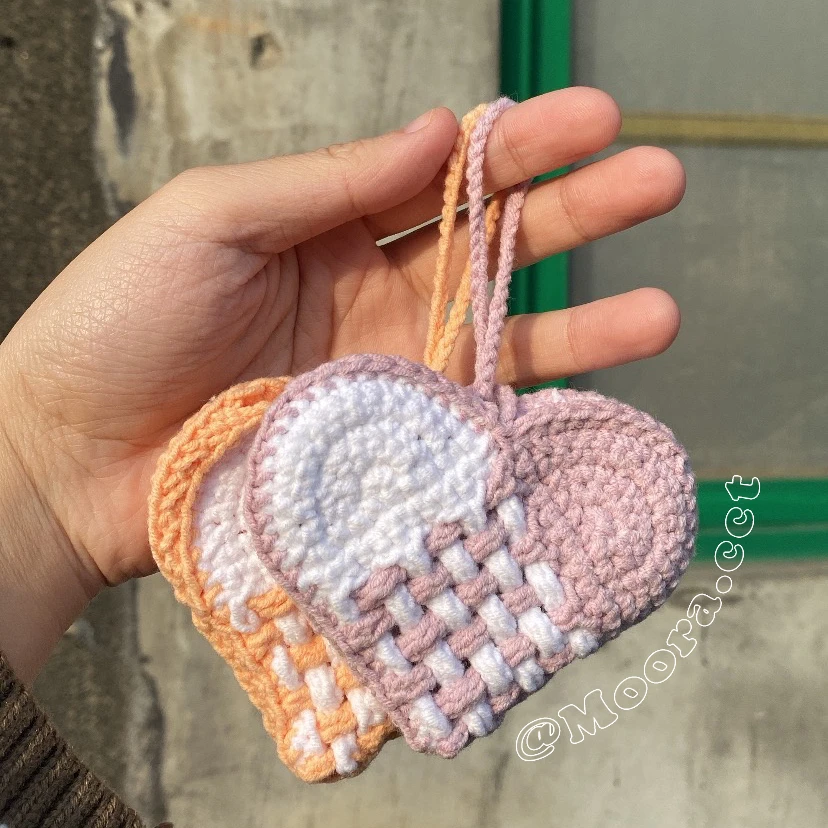 Y2K愛心收納包掛飾♡ ⁺˖
